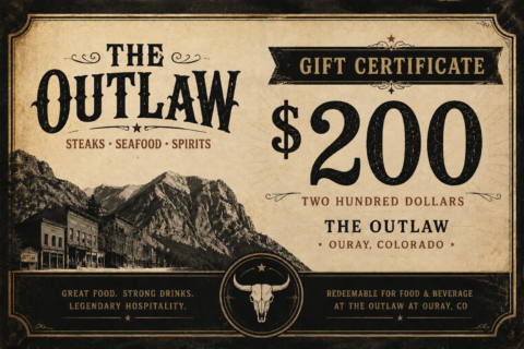 Outlaw Gift Card 200$